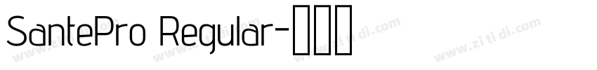 SantePro Regular字体转换 SantePro Regular字体转换